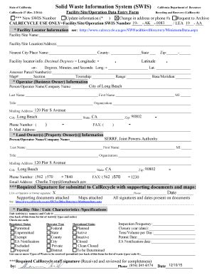 SWIS Facility/Site Activity Details