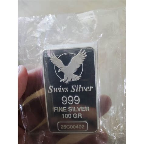 Swiss Silver Bar 100 GR - Logam Mulia Perak … - balustradellc