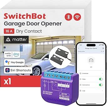 Switchbot WiFi Smart Garage Door Opener, Matter Certified, Alexa/Go ... - balustradellc