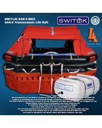 Switlik Offshore Life Raft - Hard Pack OPR 1330-207 - balustradellc