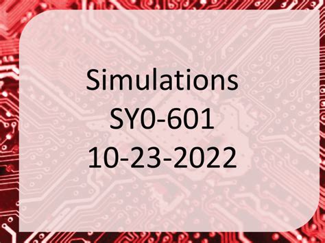 SY0-601-KR Pruefungssimulationen