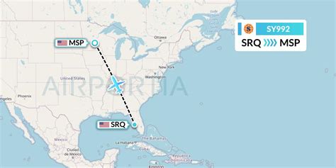 SY991 Flight Tracker-Minneapolis to Sarasota (Sun Country …