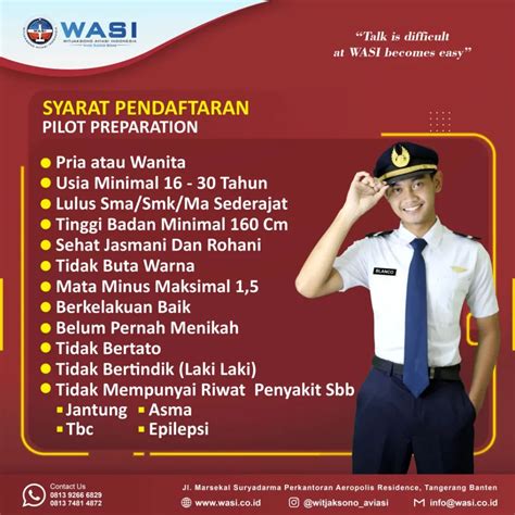 Syarat Agar Diterima Sekolah Pilot Manapun - balustradellc