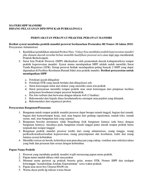 Syarat dan Izin Praktik Keperawatan Mandiri - Medianers - balustradellc