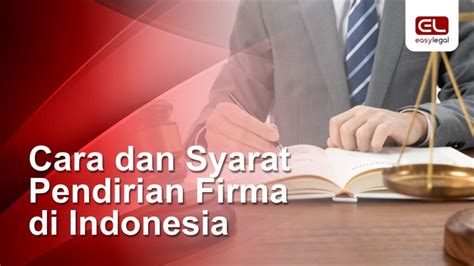 Syarat Pendirian Firma di Indonesia - balustradellc