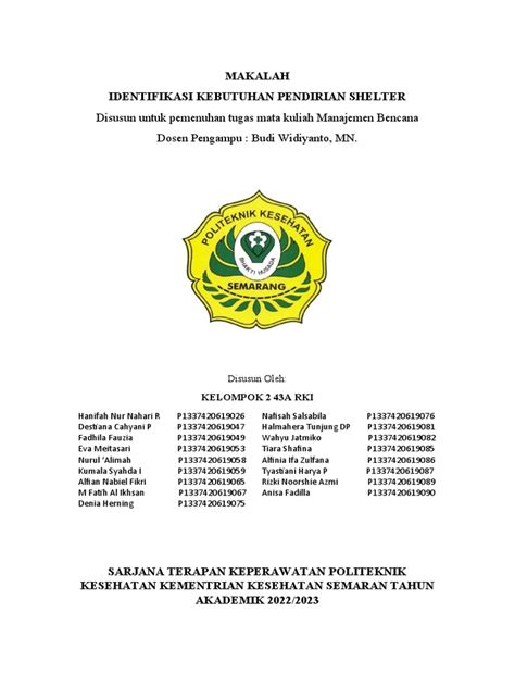 Syarat Pendirian Shelter Mitigasi Bencana | PDF - Scribd - balustradellc