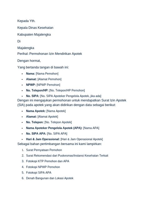 Syarat Permohonan Mendirikan Apotek - Gapura Office - balustradellc