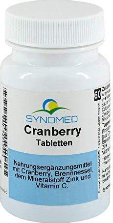 SYNOMED Cranberry Tablets Pack of 60 - Amazon