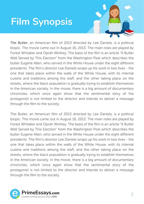 SYNOPSIS FORMAT