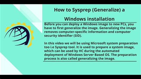 Sysprep (Generalize) a Windows installation | Microsoft … - balustradellc