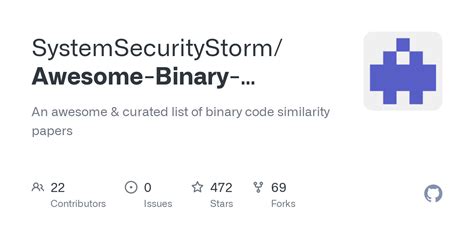 SystemSecurityStorm/Awesome-Binary-Similarity - GitHub - coolestguyplanet.net
