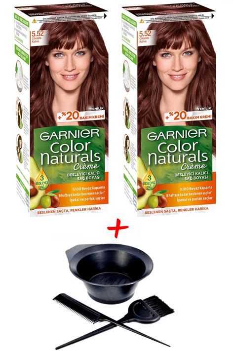 Saç Rengi ve Saç Boyama garnier çikolata kahve.