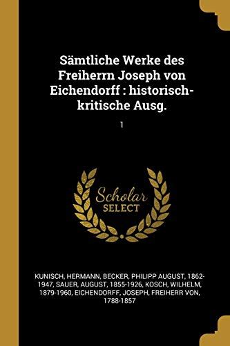 Sämtliche werke des freiherrn joseph von eichendorff. - A guide book of united states paper money official red books.