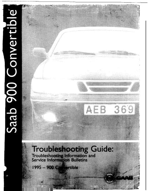 Saab 900 convertible top manual operation. - Mon coeur christs à la maison.