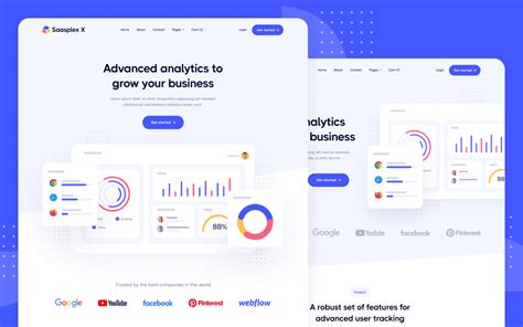 Saasplex X SaaS HTML5 Responsive Website Template