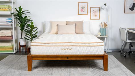 Saatva bed. Saatva Editorial Team. Sleigh beds are a popular type of bed frame that can enhance the look of a bedroom. They come in various styles, including wood, upholstered, wrought iron, tufted, and storage beds. Sleigh beds work well with different types of mattresses, depending on the support system of the frame. 