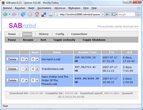 Sabnzbd. From the official Debian repository. Make sure you have the contrib and non-free repositories activated, then run: sudo apt install sabnzbdplus. While this is the easiest install method, the version of SABnzbd can be old and outdated. Nevertheless, this way is always a good first step because it is easy, and it takes care of dependencies and ... 