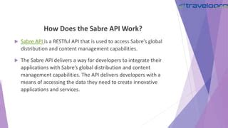 Sabre api tutorial. May 1, 2008 · Are there any advantages to one vs.  The quest...