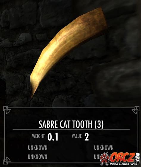 Feb 21, 2023 · Sabre Cat Tooth: Face down the fearsome creatures, and rip teeth from their mouths. Sabre Cats roam the wilderness around Whiterun and Winterhold. Their cousins, the Vale Sabre Cats in the ... . Sabre cat tooth skyrim id