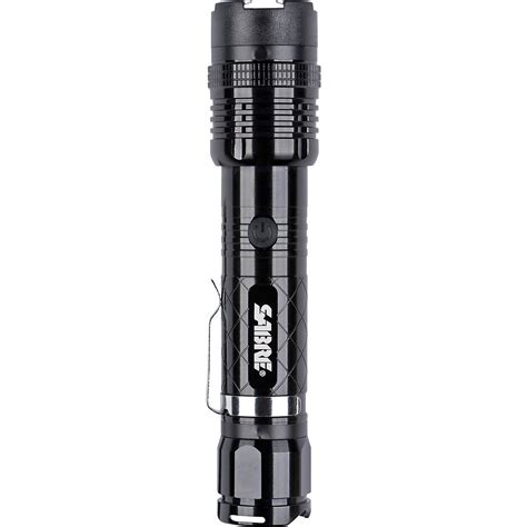 This SABRE stun gun is one of the strongest on the market and tested 1.60 UC as independently tested by Rassettica Testing Limited. Versatile With Defense At A Distance: 120-lumen LED flashlight may help you disorient from a distance, possibly allowing you to escape to safety before needing to use the stun feature . 