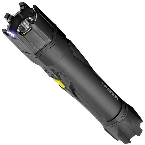 Sep 7, 2018 · SABRE 2-in-1 Tactical Stun Gun with LED Flashlight, Self Defense Stun Gun with 2.517 µC Charge Produces Intolerable Pain, 130 Lumen LED Light, Safety Switch, Belt Holster, Rechargeable Battery 4.3 out of 5 stars 2,885 . 