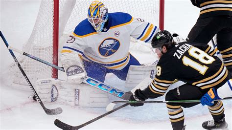 Sabres snap 4-game skid with a 3-1 win over Atlantic Division-leading Bruins