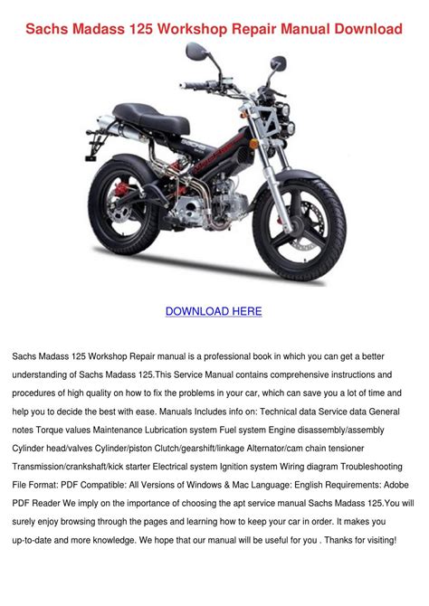 Sachs madass 125 workshop manual download. - Everyday counts calendar math pacing guide.