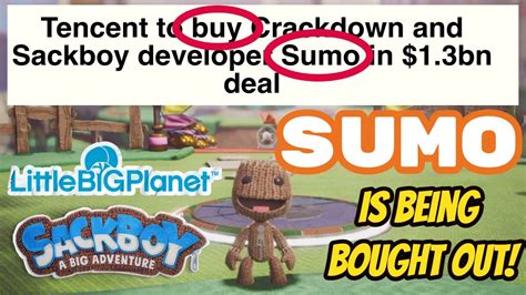 Sackboy developer Sumo set to be bought by Tencent 
