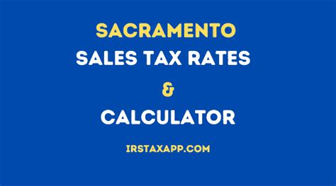 Sacramento sales tax rate. Things To Know About Sacramento sales tax rate. 
