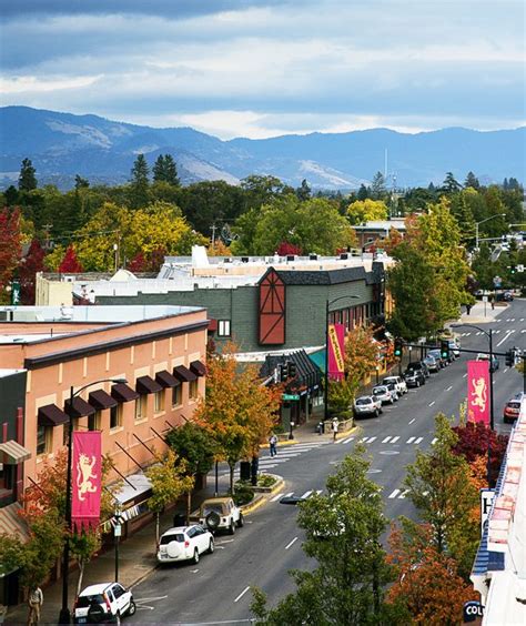Sacramento to ashland oregon. Ashland is a city in Jackson County, Oregon, United States. It lies along Interstate 5 approximately 16 miles (26 km) north of the California border and near the south end of the Rogue Valley. The city's population was 21,360 at the 2020 census. 