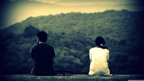Sad Boy And Girl In Love For Facebook Cover