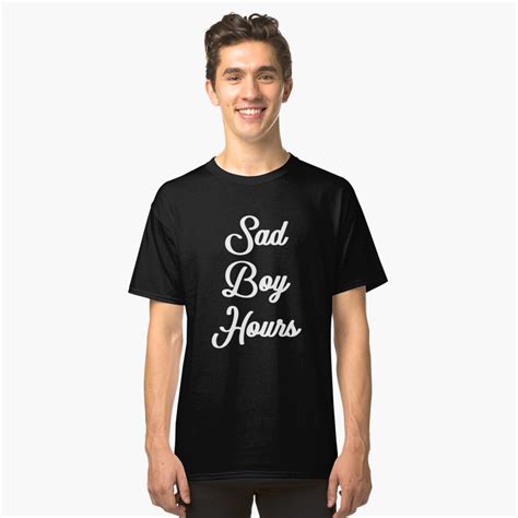 Sad Boy Hours Clothing Redbubble