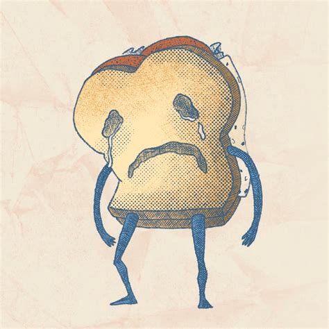 Sad Sandwich — Ashley Rhyne Illustration