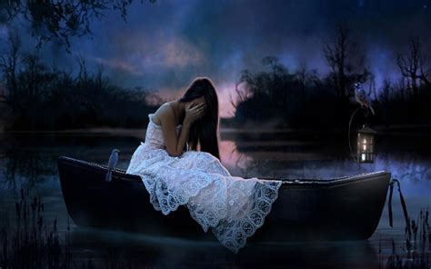 Sad alone girl night pic. .  ...