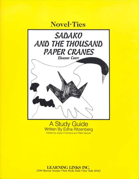 Sadako and the thousand paper cranes novel ties study guide. - Samsung pn42a450p1d plasma tv service manual.