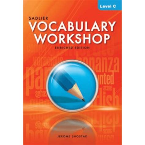 VOCABULARY WORKSHOP has for more than five decades been the leading program for systematic vocabulary development for grades 6–12. It has been proven a highly successful tool in helping students expand their vocabularies, improve their vocabulary skills, and prepare for the vocabulary strands of standardized tests.. 
