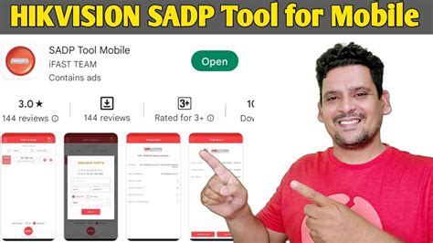 Sadp tool for mobile.  Application supporting Hikvision Camera configuration on mobile...