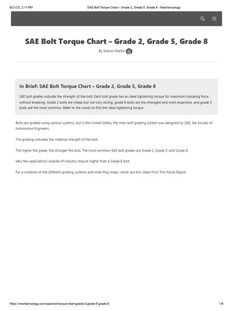 Sae bolt torque chart pdf.  It explains that higher grades indicate stronger ...