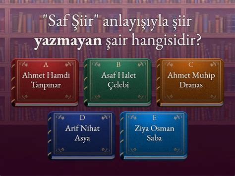 Saf şiir Quizlet. 