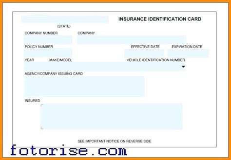 Safe Auto Insurance Card Safe Auto Insurance Card Template Fill