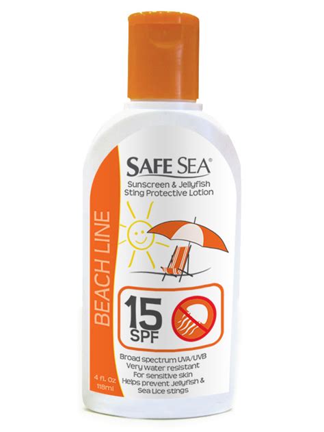 Safe Sea Anti-Jellyfish Sting Lotion 15 SPF - Walmart.com