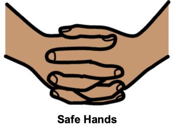 Safe hands visual free printable.  Download instantly.  Find over 100+ of the best f...