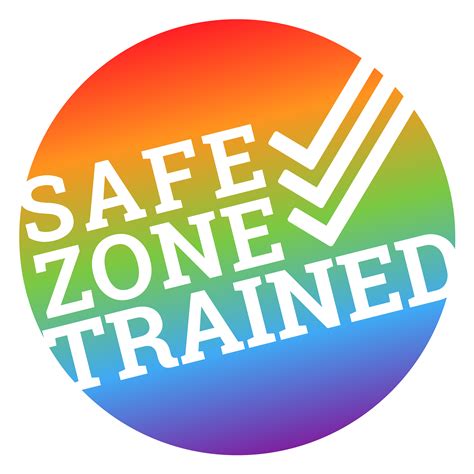 However, to us, Safe Zone stickers imply that you went through some sort of training (which is why ours say “Safe Zone Trained”). Many folks want to put Safe Zone trained stickers on their website so they can visually signal to others they are a supportive ally and/or have an inclusive practice. If that’s you here are a few suggestions! . 