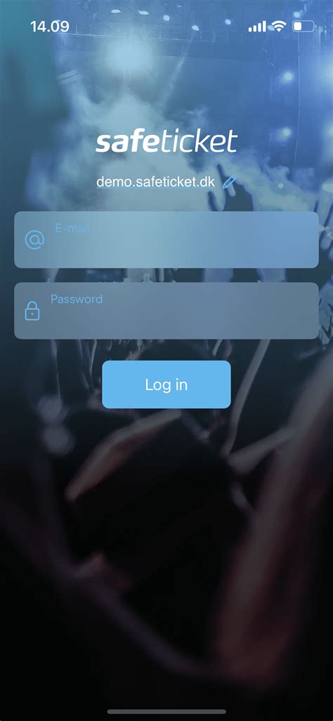 SafeTicket - Login