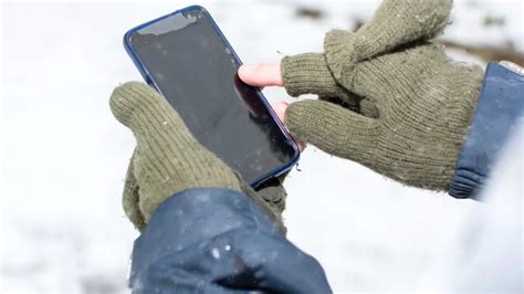 Safely Using an iPhone in the Snow and Cold