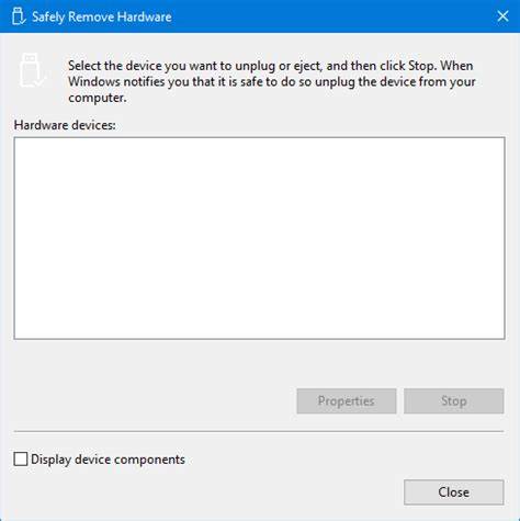 Safely remove hardware in Windows (2026)