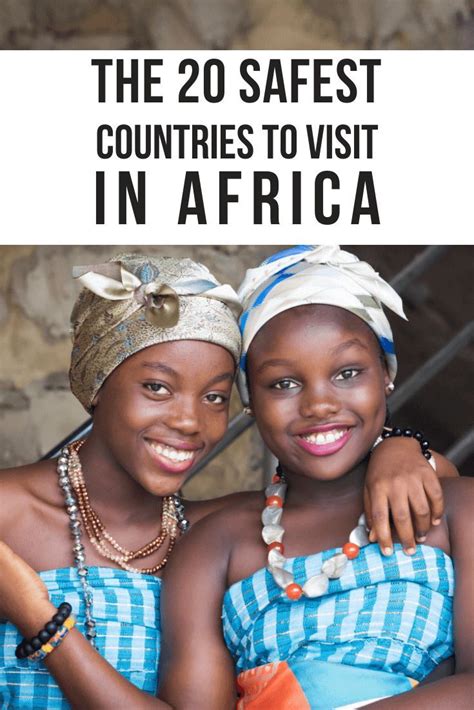 Drawing upon extensive travel and research, I have compiled a list of the safest African countries as follows: Tanzania. Uganda. Kenya. Rwanda. Ghana. Senegal. Remarkably, many East African countries feature prominently in this list. This can be attributed to the region's rich history of tourism, with East African safaris serving as a .... 
