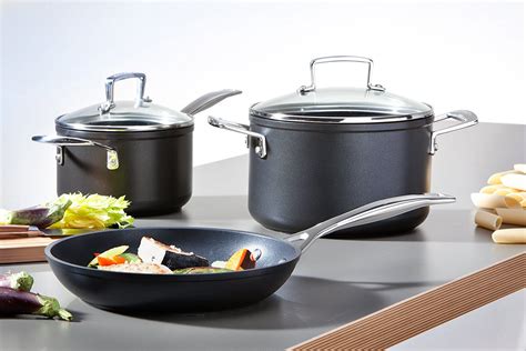 Safest non stick pan. Brand GreenPan. Product Highlights Customer Reviews. 8. GreenPan SearSmart Hard Anodized Healthy Ceramic Nonstick, Cookware Pots and Pans Set, 10-Piece, Black. View on Amazon. Score 9.3. JK Score. Depending on consumer's reports, we rate the products on a scale of 1 to 10 by using AI technology. 