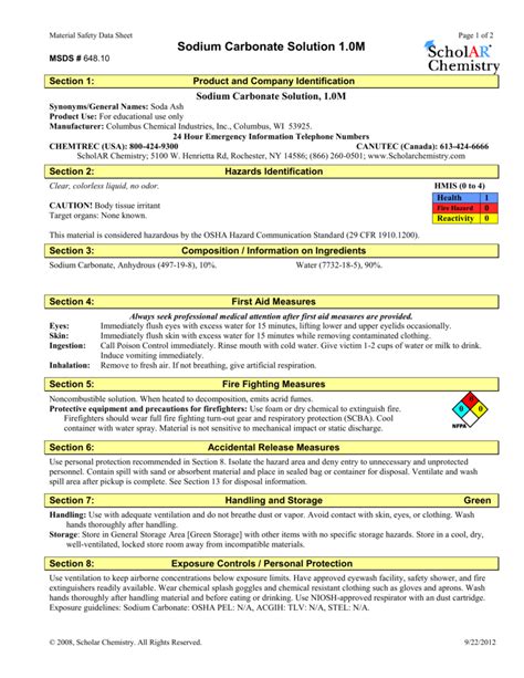 Safety Data Sheet PolyStar F52 Wastewater Polymer