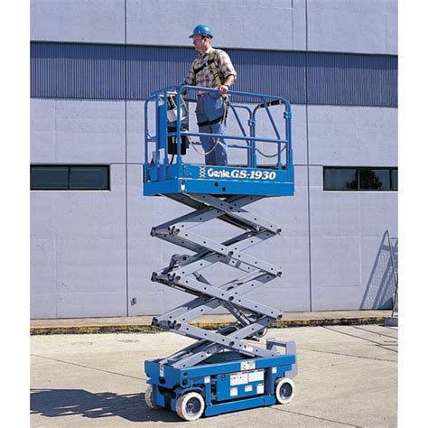 Safety Harness While Operating A Scissor Lift ALC